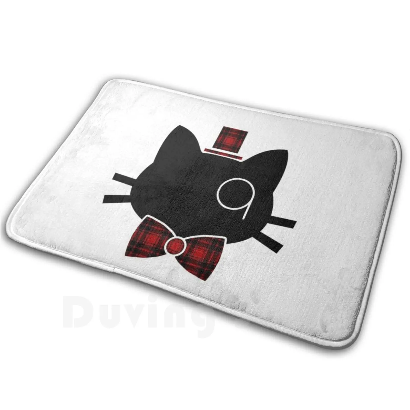 Ковер Mr Kitty (в клетку) коврик подушка Мягкий Нескользящий котенок шикарный ковер