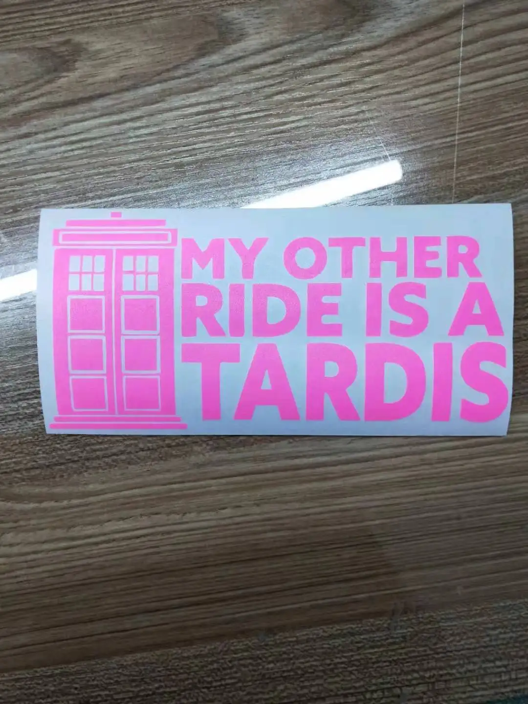 Автомобильные наклейки My Other Ride Is A Tardis Виниловая наклейка мотоциклетный шлем