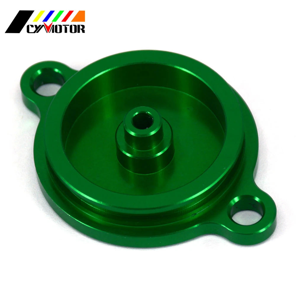 Мотоцикл CNC алюминиевый очиститель Масляный Фильтр Крышка Набор для KAWASAKI KXF250 KXF 250