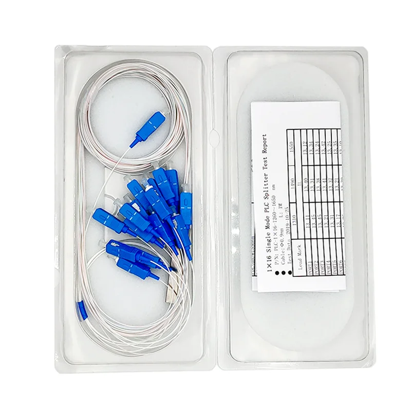 SC UPC одномодовый волоконно оптический FTTH 0 9 мм Мини ПЛК Сплиттер