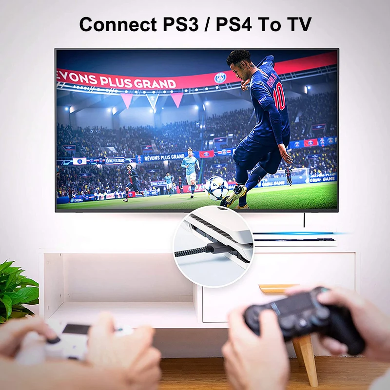 HDMI кабель совместимый с 4K 2 0 1 4 Aux для Apple Xiaomi TV Box PS4 PC сплиттер Переключатель