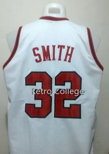 

#32 Joe Smith Maryland White Basketball Jersey Stitched Custom Any Number Name jerseys