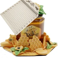 dearfod honeycomb texture silicone fondant mold bee chocolate fudge biscuit cake lace decoration tool dbs 159