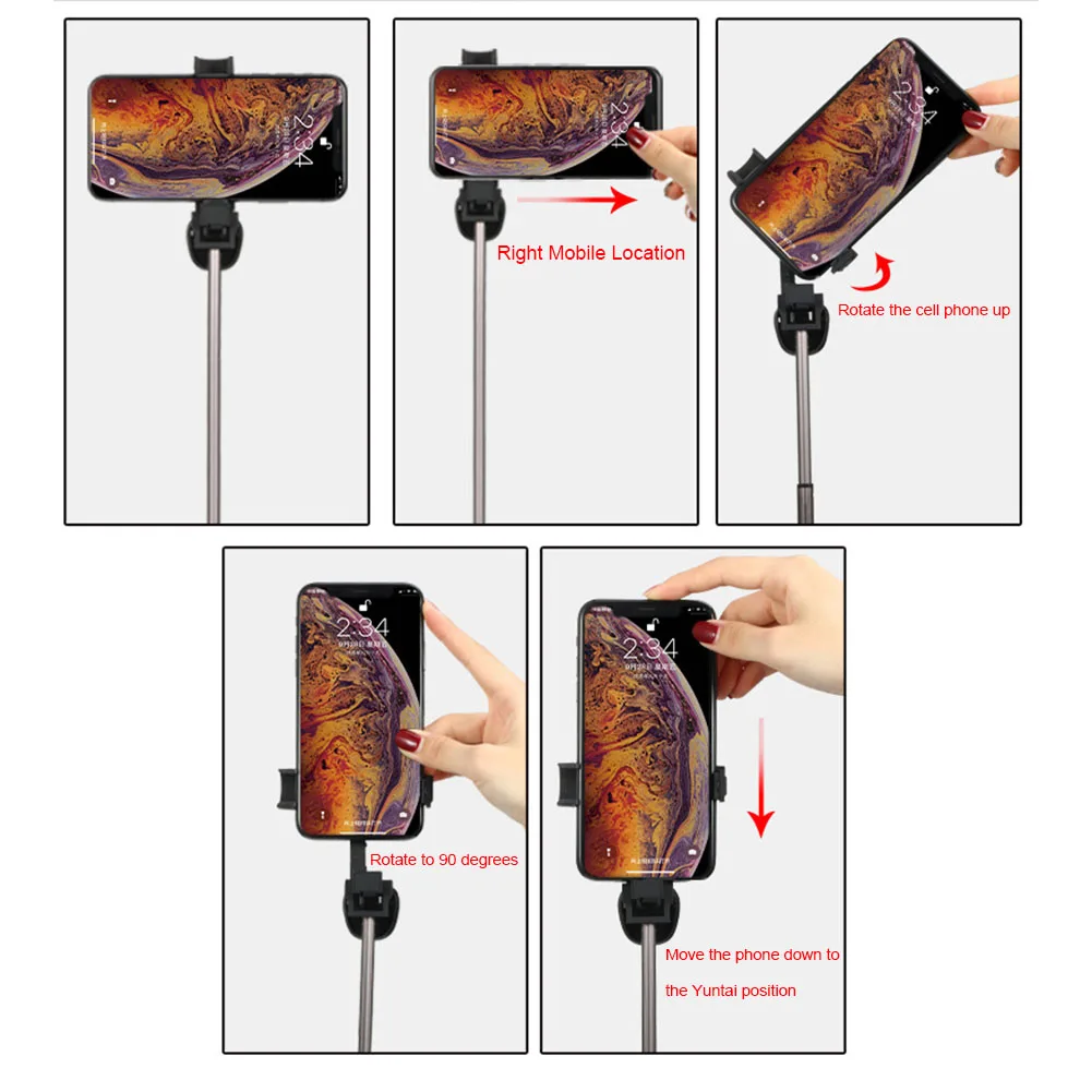

Multi-functional Bluetooth Selfie Stick Portable Handheld Monopod Stick with Invisible Tripod JHP-Best