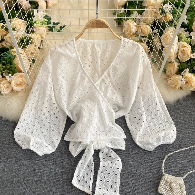 

2020 new fashion women's clothing V-Neck Full womens tops and blouses shirt