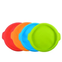 round pie pan round wave edge silicone baking pans cookie bread loaf pie toast cake mold