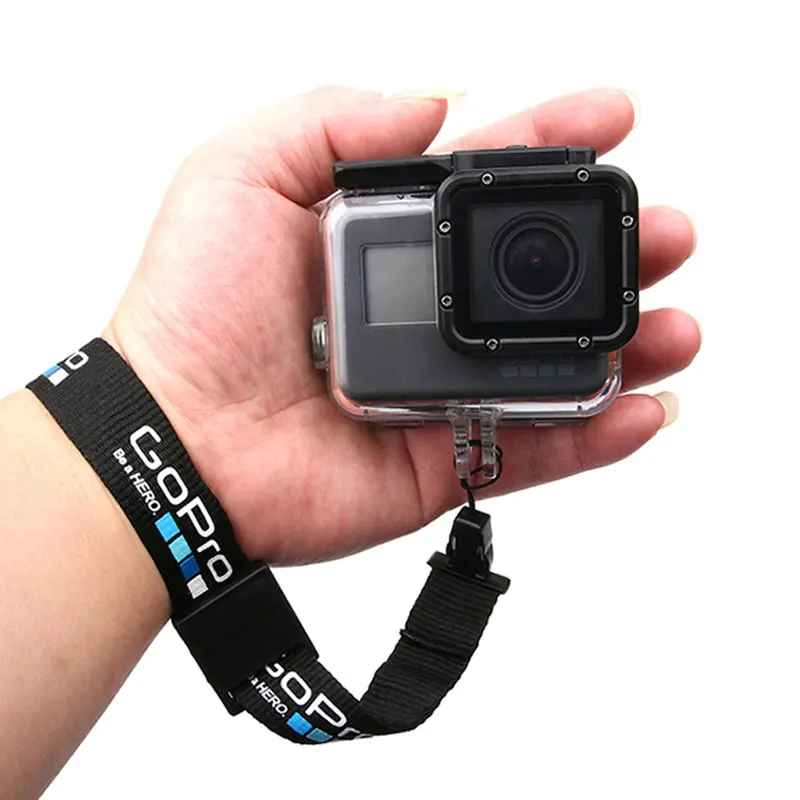 wrist lanyard Быстросъемный ремешок для камеры, анти-потеря, шейный ремешок для Gopro Hero 6 5 4 SJCAM SJ4000 SJ8 YI 4K Mijia Mini, аксессуары для спортивной камеры - Цвет: wrist lanyard