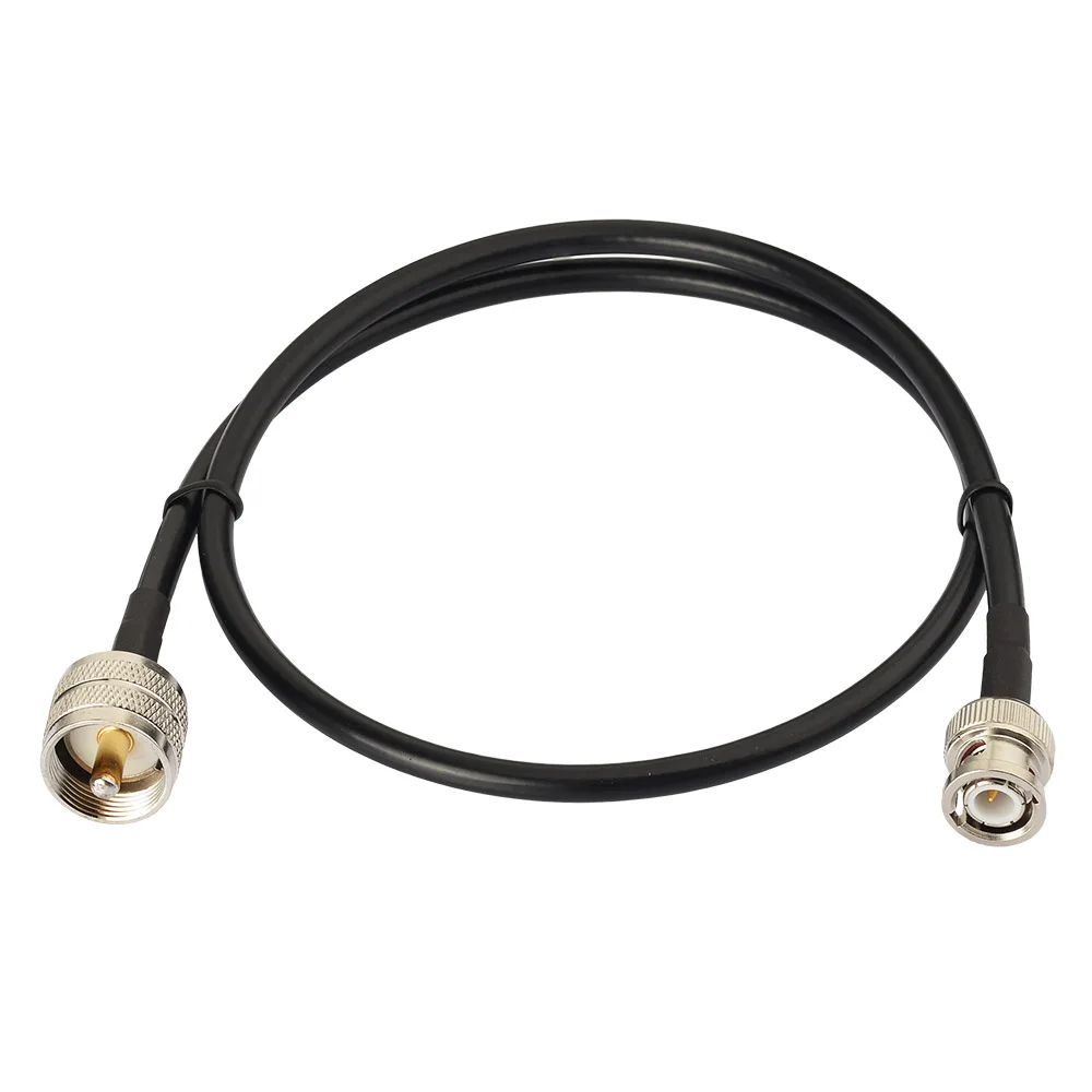 Eightwood BNC штекер UHF мужской PL 259 RG58 низкие потери коаксиальный кабель 200 см