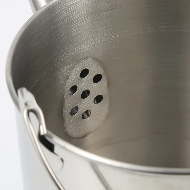 Уличная Вешалка из нержавеющей стали для кемпинга большая емкость чайник