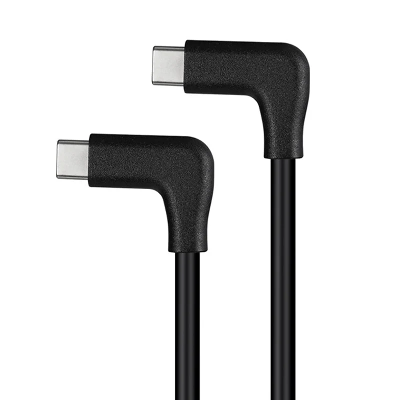 Двойной кабель Type-c USB C к c 5A Быстрая зарядка PD 100 Вт провод под прямым углом USB3.1 Type-C