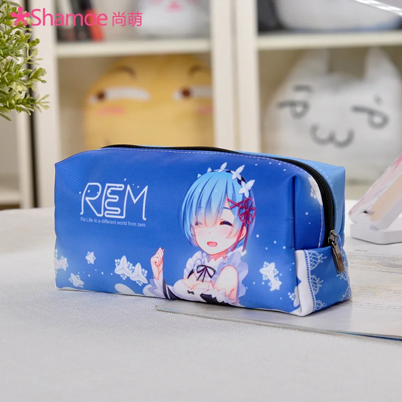 Японское аниме Re:Zero Start Life in other World Ram Rem Emilia студенческий пенал для косплея чехол