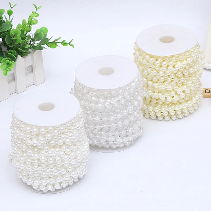 Цепочка из АБС-пластика с имитацией жемчуга многофункциональное свадебное