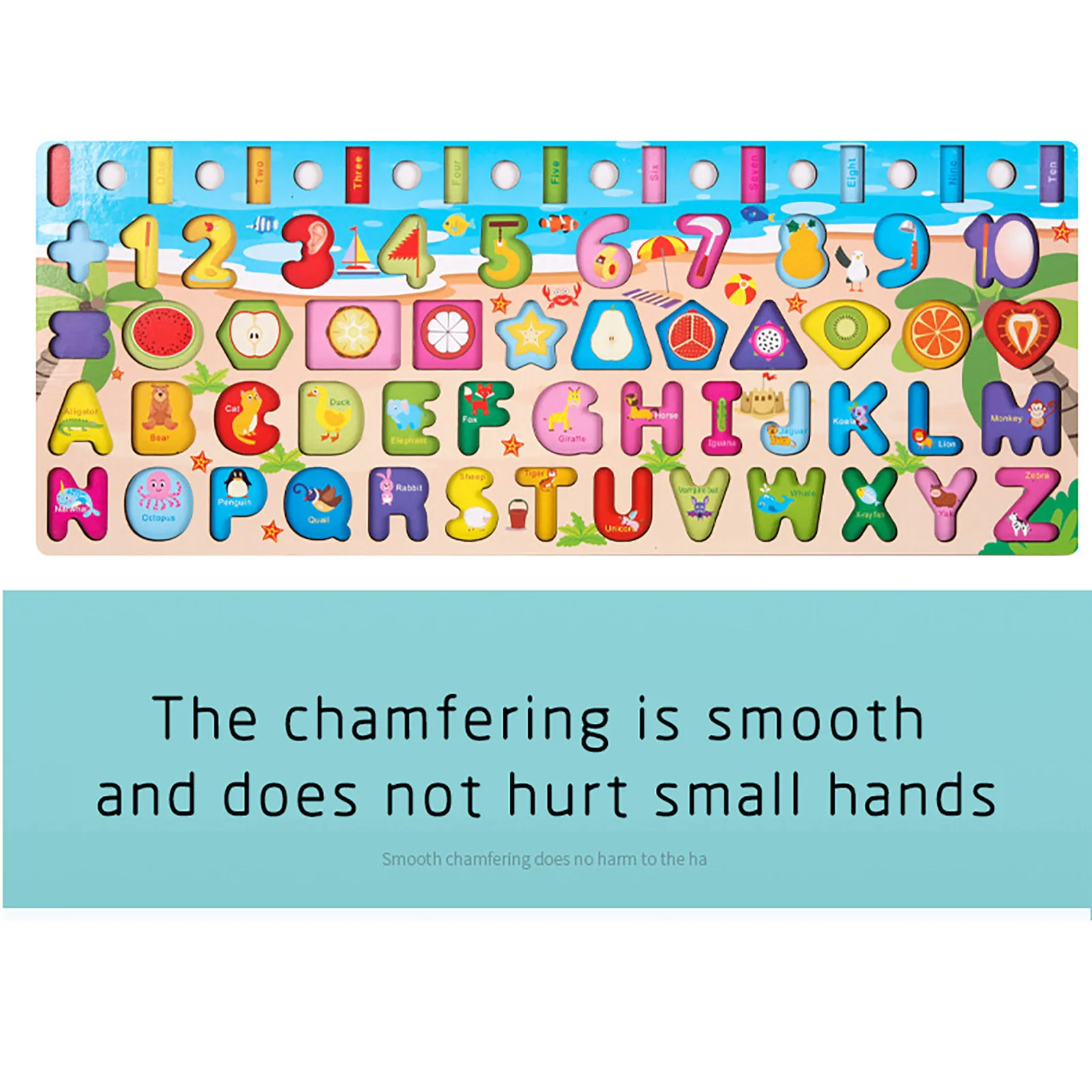 

Montessori Children's Puzzle Board Game Early Wooden Education Toys Baby Ntelligence Development Educational Toy