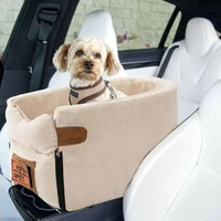 dog kennel portable pet car seat car central control safety seat for nonslip pet supplies travel four seasons universal comfort