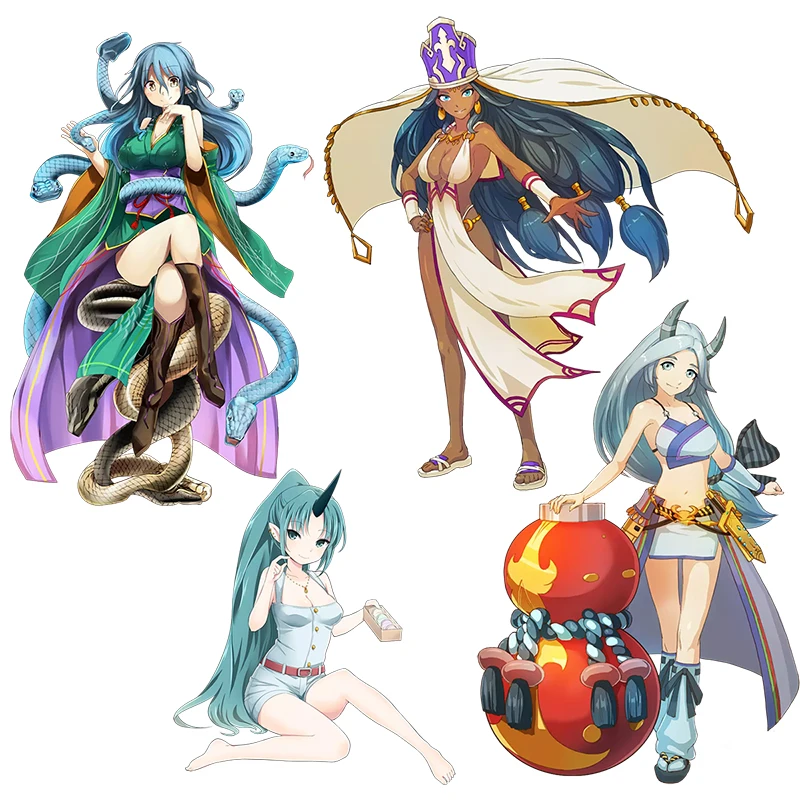 

CA52 YOKAI Вики водонепроницаемые фотообои для автомобиля капота ноутбука подарок мотоцикл милые девушки аниме наклейки