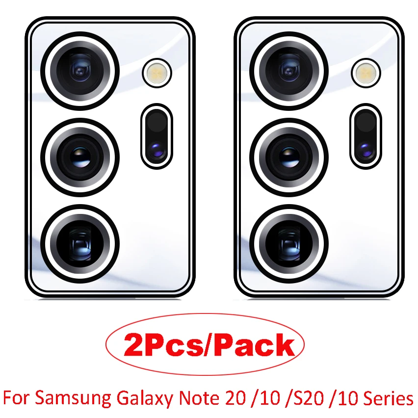 

2PCS Camera Lens Screen Protector Film for Samsung Galaxy Note 20 Ultra S20 S10 Note 10 Plus Lite Protective Glass Protectors