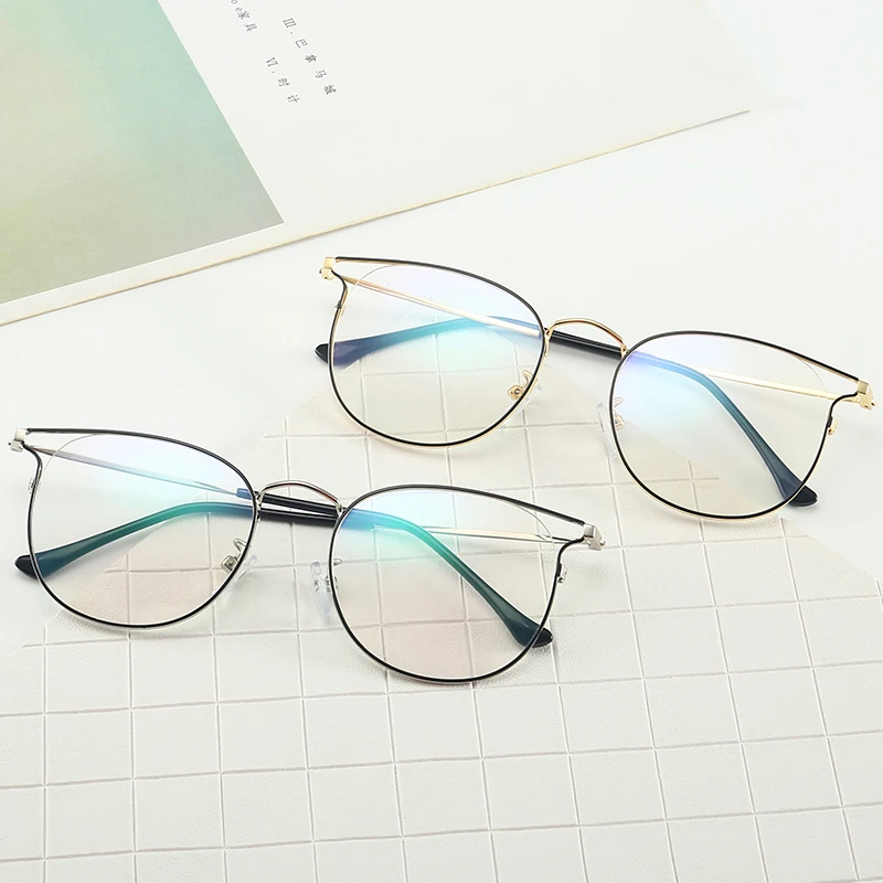 

Hot Classic Men Women Fashion Reading Glasses Retro Quality Male Female Optical Gold Silver Eyeglasse Literary Oculos Feminino