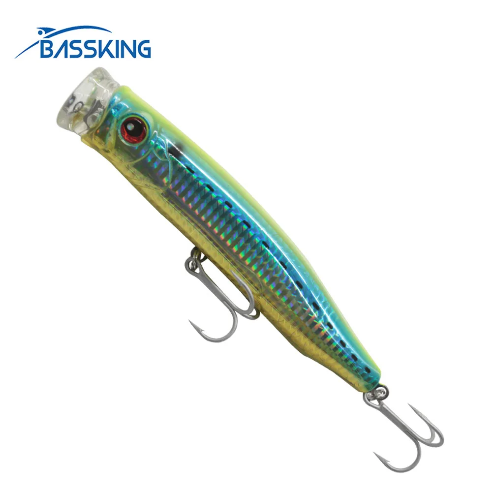 Приманка для рыбной ловли BASSKING большой Поппер 150 мм/58 г верхний приманка воды