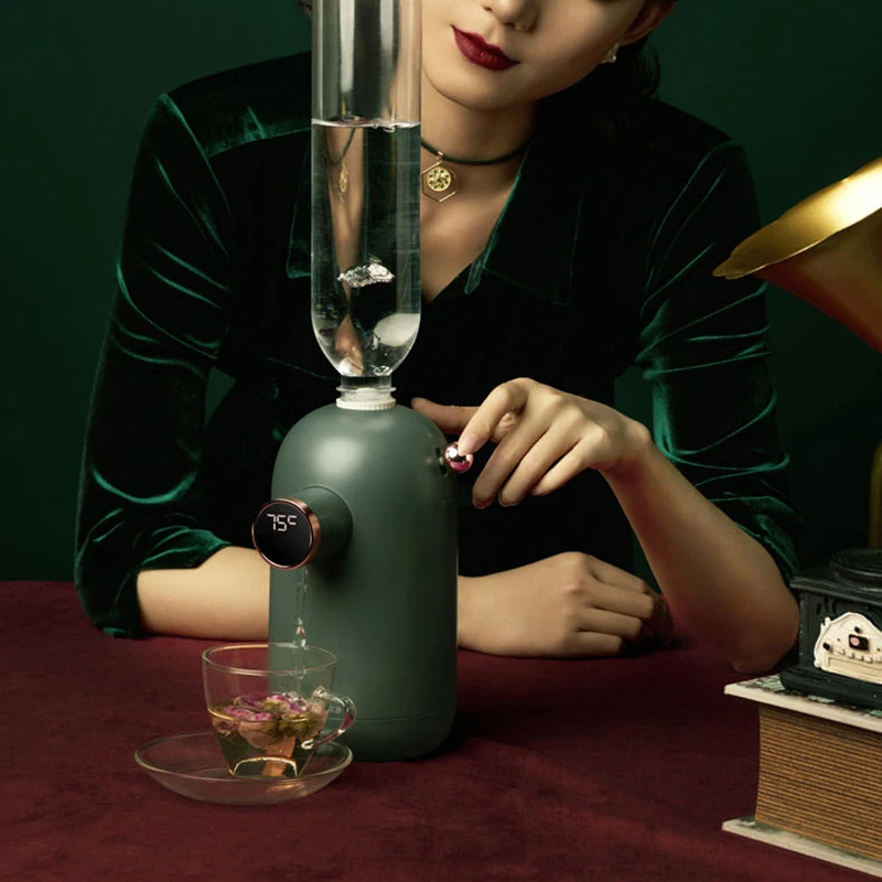 

2021 New Instant Heating Water Dispenser Electric Pump 3s Fast Heat Dispensador Quantitative Bucket Bottle Dispenser Travel Home