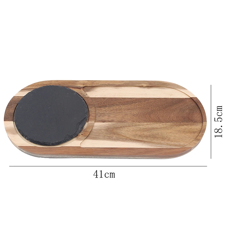 Wooden Plate Round Square Bowls Plates For Succulents Pots Trays Base Stander Garden Decor Home Decoration Craft | Дом и сад