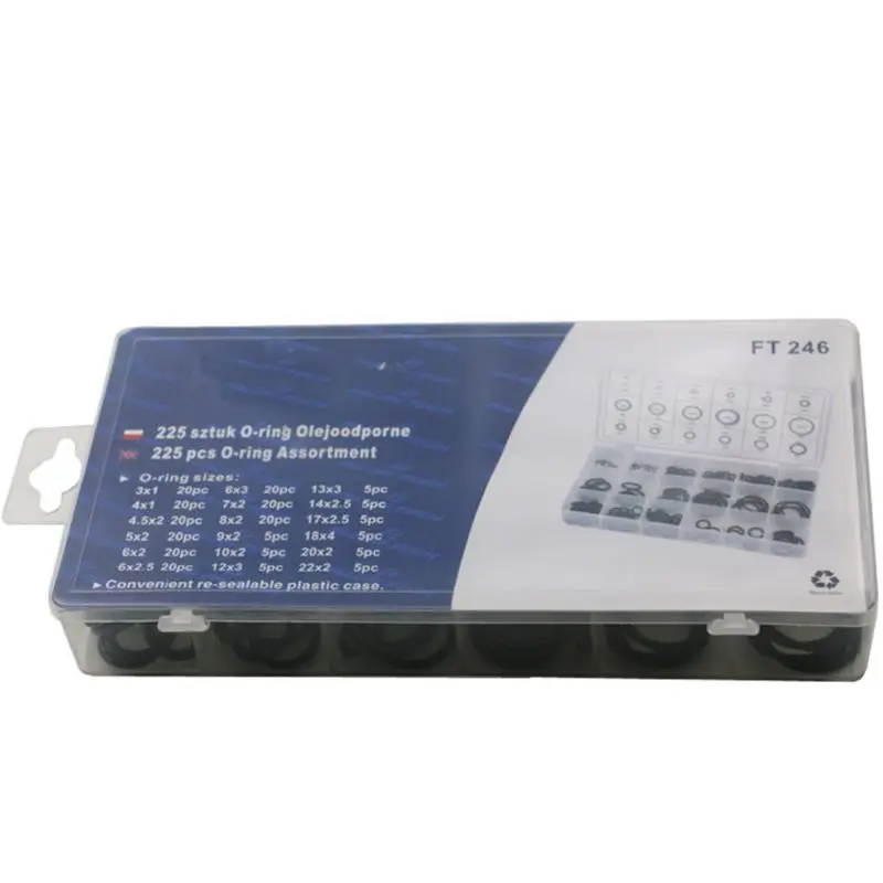 Универсальный Резиновый уплотнительное кольцо метрический Ассортимент Набор