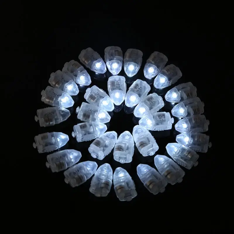 

50pcs/lot LED Lamps Balloon Lights For Paper Lantern Balloon Christmas Party Festive Decoration Light Halloween Decorations