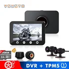 Видеорегистратор для мотоцикла VSYSTO, камера с мотором Fisheyes 170 градусов, двойной SONY IMX307 sensor1080P FHD STARVIS Wi-Fi, цифровой дисплей