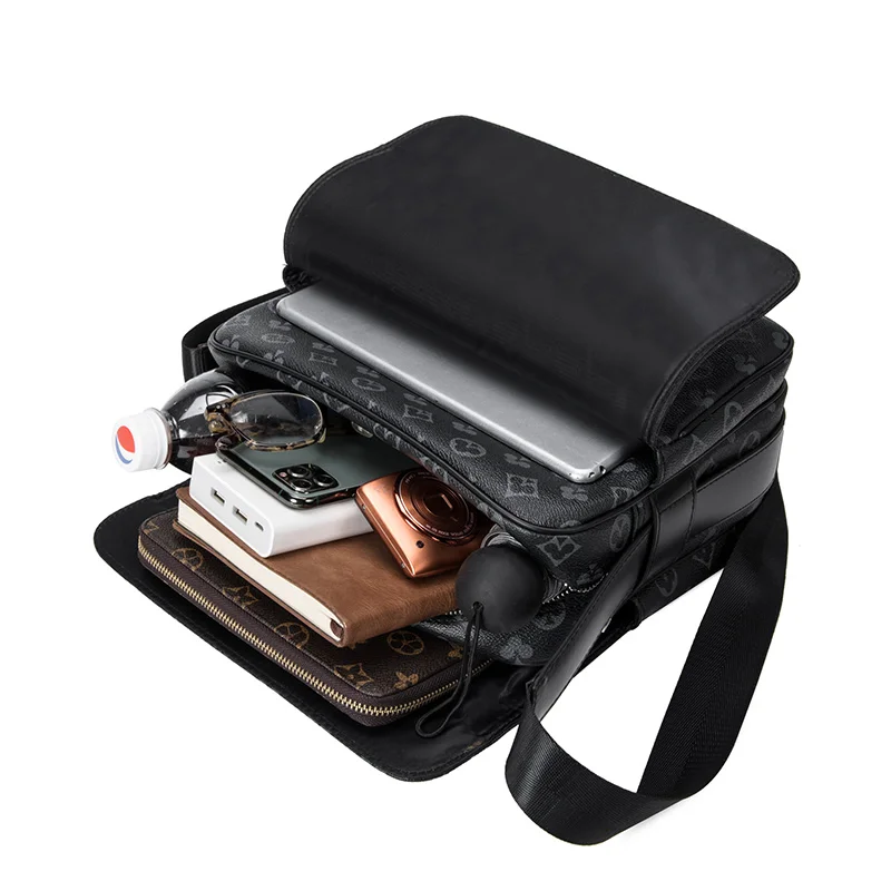 

Luxury Shoulder Messenger Bag Men Business Handbags for Men 2021 Large Capacity Leather Briefcase Men's Bag Satchel Bolso Hombre