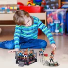 Борец, спортсмен, фигурка борьбы, Гладиатор, набор моделей с файтингой станцией для детей, подарки для мальчиков и девочек, обучающие игрушки