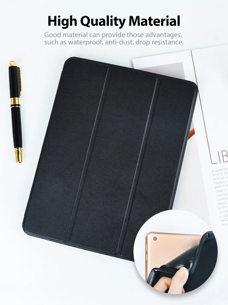 Чехол для ipad 10,2 чехол для ipad 7 Мягкий ТПУ чехол для планшета с карандашом держатель для ipad 9,7 funda capa