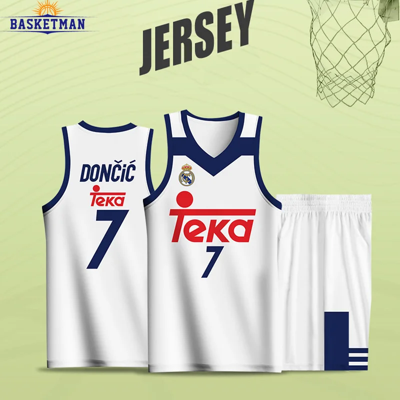 

Full Sublimation Basketball Sets For Men Sportwear Custom Team Name Logo Prints Jersey Sports Training Quick Dry Tracksuits Male