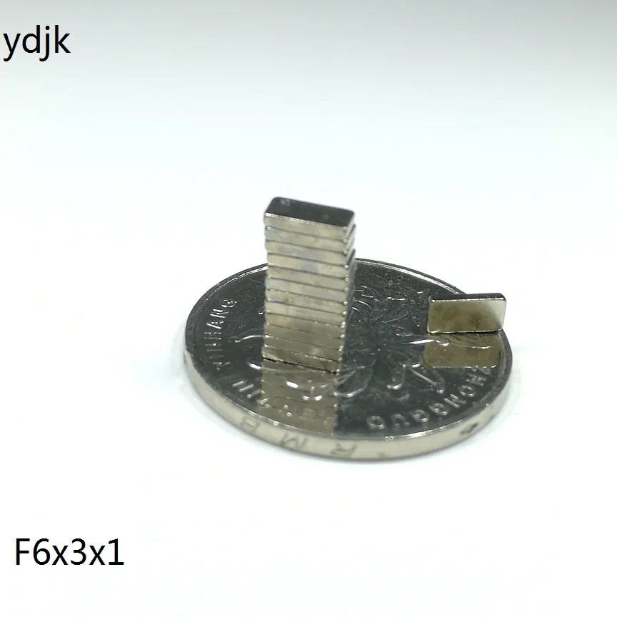 10 шт./лот N35 прямоугольный магнит 6x3x1 6*3*1|Магнитные материалы| |