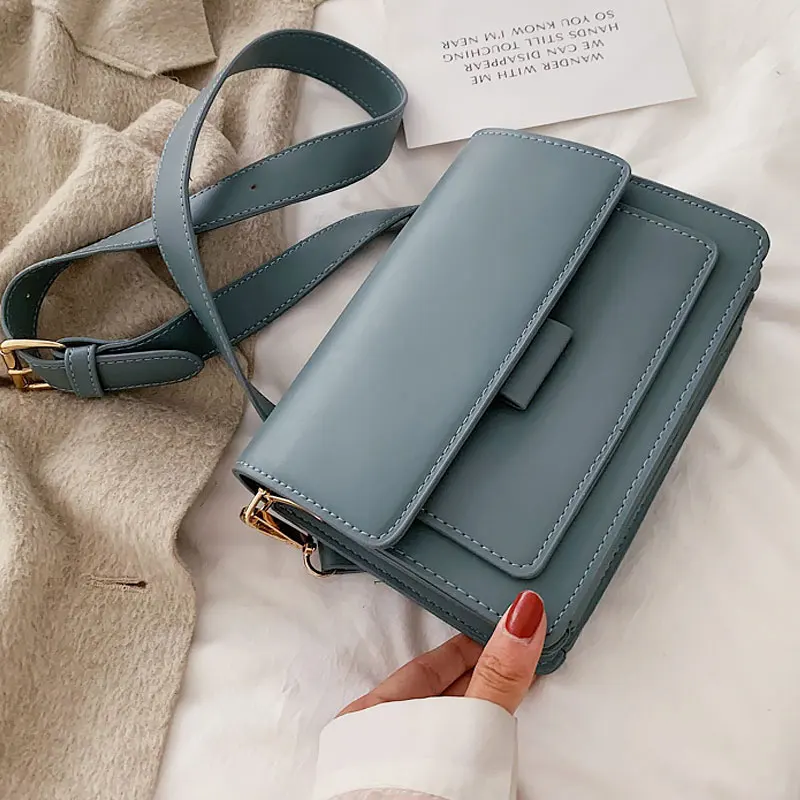 Женская сумка 2021 Новые Модные pu кожаные женские сумки светильник wild Лаконичные