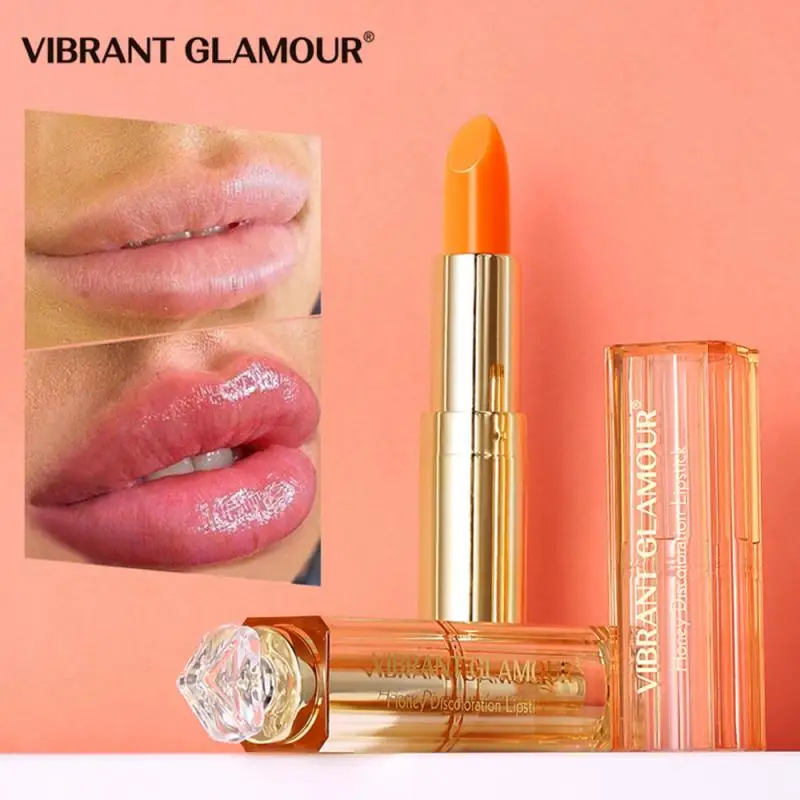 

New Sale 1 Pc Honey Color Change Lipstick Moisturizing And Nourishing Lip Wrinkles And Preventing Dryness Lasting Cosmetic TSLM1