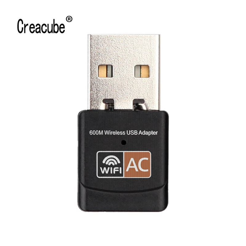 USB Wi Fi адаптер Creacube двухдиапазонный 2 4 ГГц + 5 8 600 Мбит/с|Сетевые карты| |
