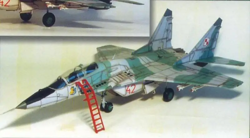 Модель бумаги GPM MIG 29 UB Fighter 3D DIY|Картонные конструкторы| |