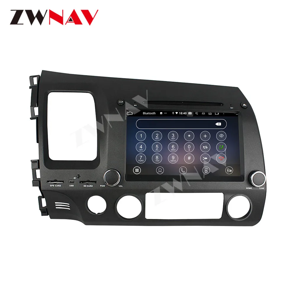 

128GB Carplay Android 10.0 screen DVD Player for Honda CIVIC 2006 2007 2008 2009 2010 2011 GPS Auto Radio Audio Stereo Head unit