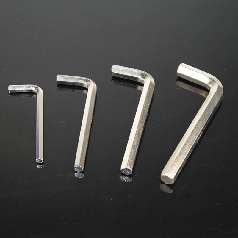 Шестигранный ключ Метрическая плоская головка L-образный ключ-ключ от завода