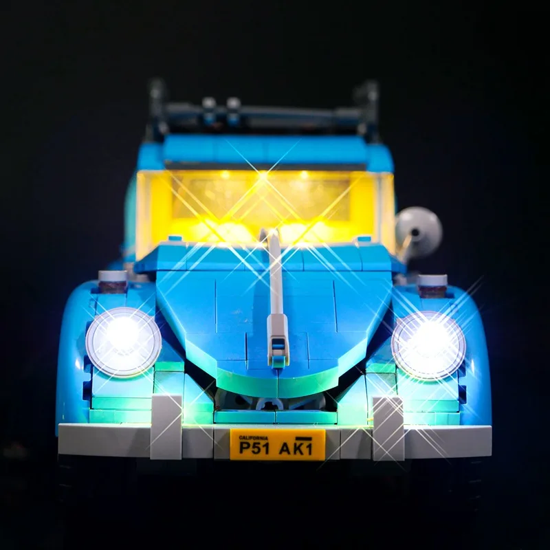 

Only LED Light Up Kit For 10252 Creative Cute Blue Car (NOT Include The Model)
