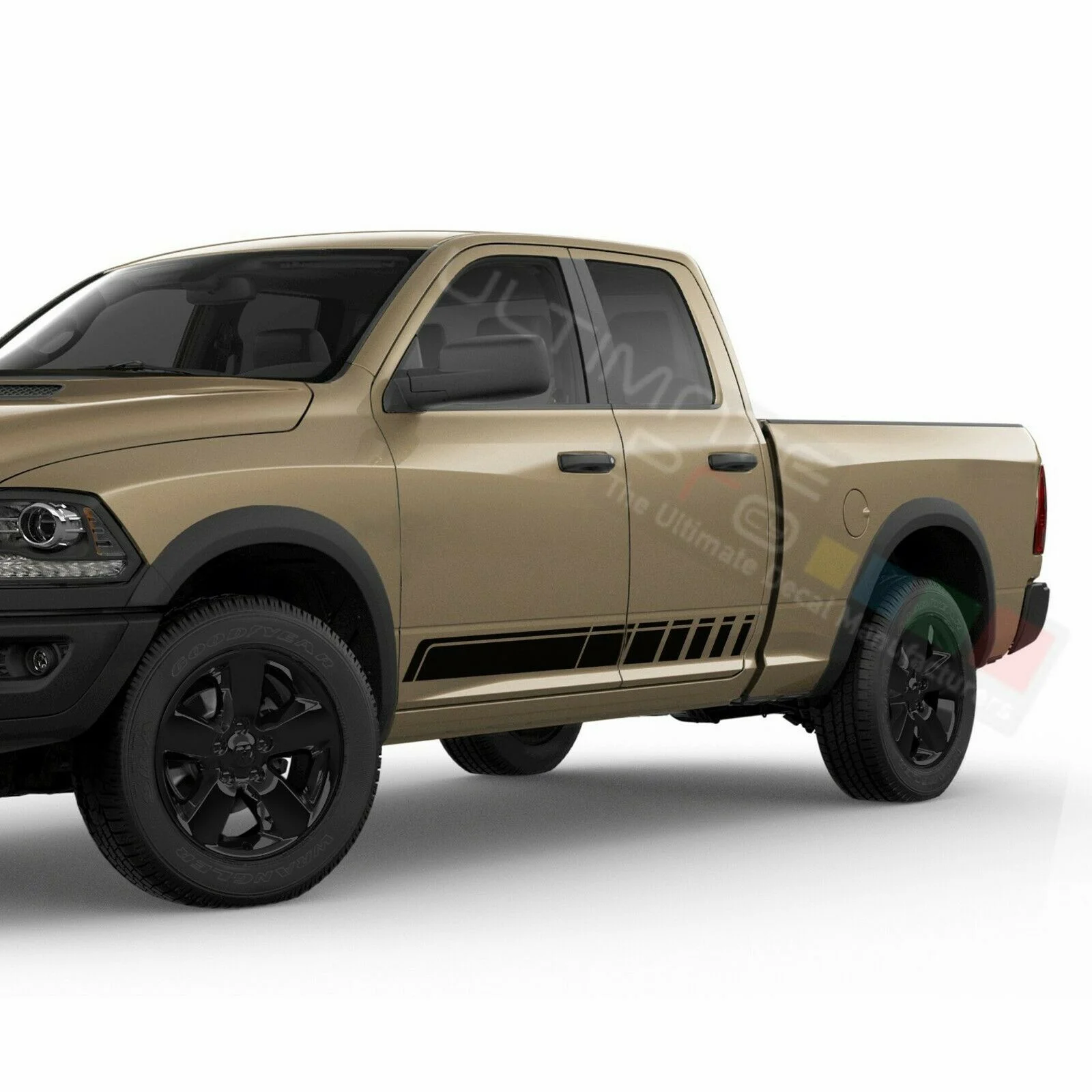 

Наклейка на боковые двери для Dodge Ram Quad Cab 2500