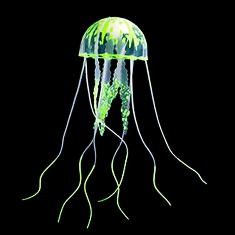 5 см светящиеся искусственные медузы украшение для аквариума игрушки подводный