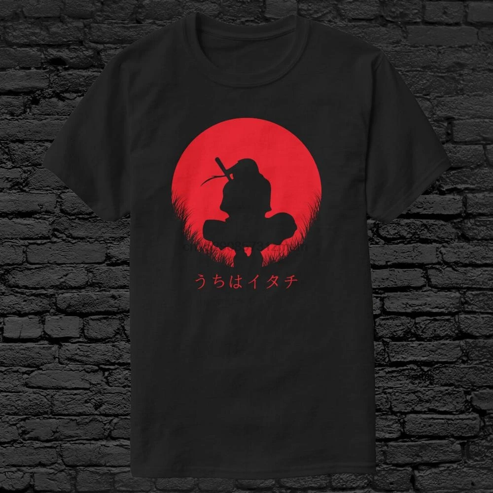 Itachi Uchiha футболка Akatsuki Новинка мужские s футболки для мужчин 3 D с принтом короткий