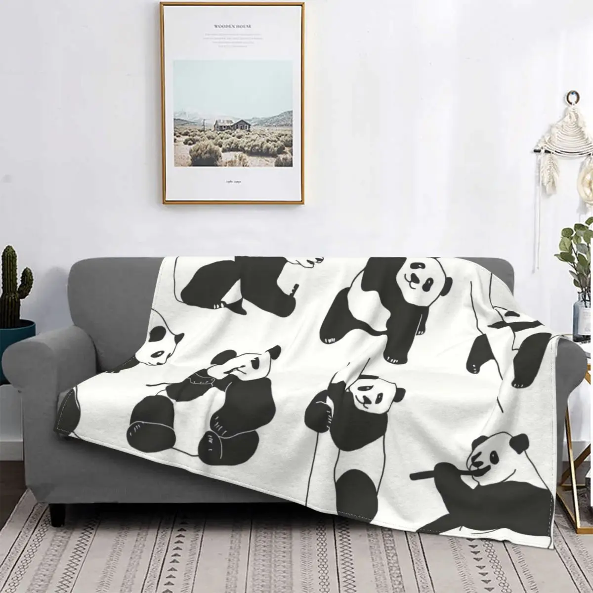 Мягкие дышащие фланелевые одеяла в клетку для спальни | Дом и сад