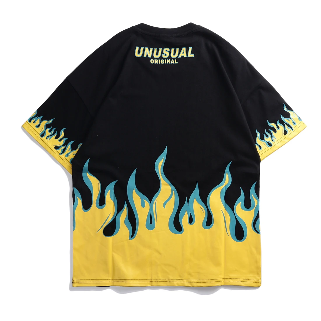 Aelfric Eden пламя шаблон печати топы с короткими рукавами Для мужчин 2019 летняя