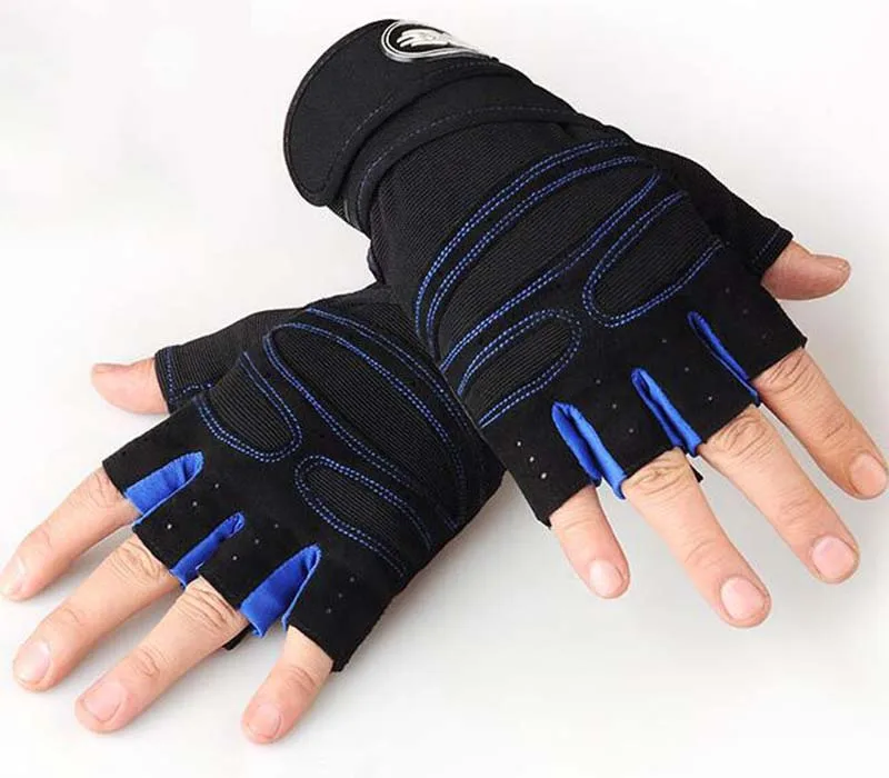 Мужские велосипедные перчатки на полпальца для велосипеда Нескользящие мягкие