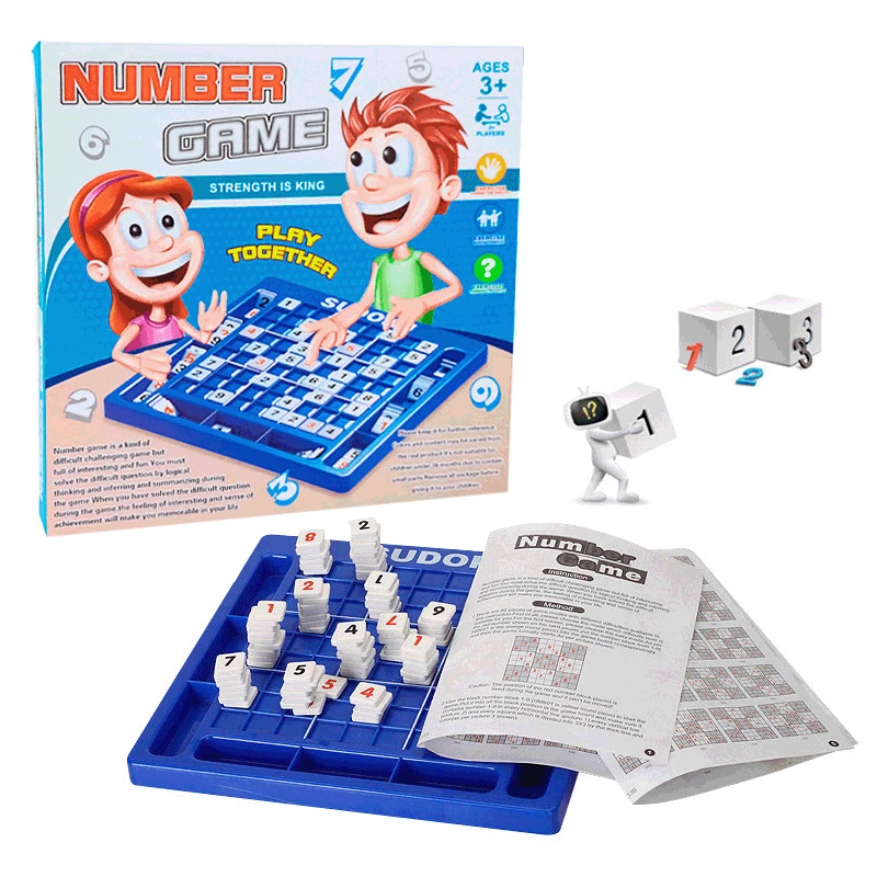 

Export Positive Quality Fancy Toy for Children Sudoku Game Jiugongge Digital Game Chess
