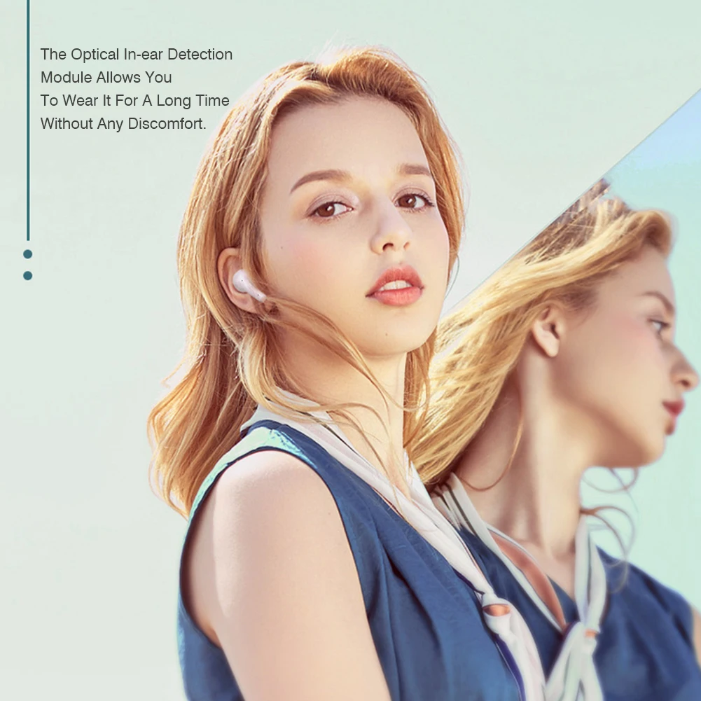 TWS 5.1 Bluetooth Wireless Earphone HIFI Music Headset Earbuds Type C Noise Reduction Headphones For OPPO Reno 5 Iphone |