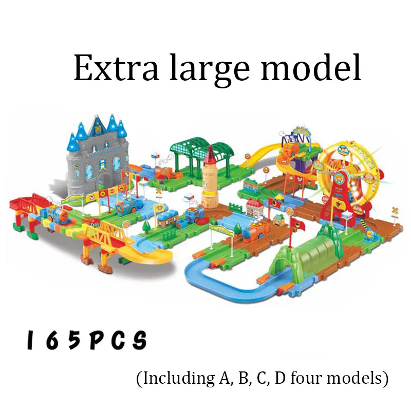 Набор электрических поездов игрушечный поезд с дистанционным