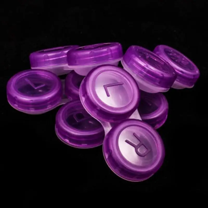 5 шт. пластиковая коробка для контактных линз держатель портативный маленький