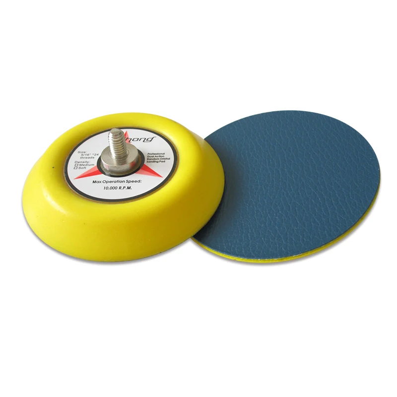 

3 Inch 75mm Sticky Vinyl Sanding Pad Backing Plate M6 thread for PSA Adhesive Discs Polishing Grinding(5PCS)